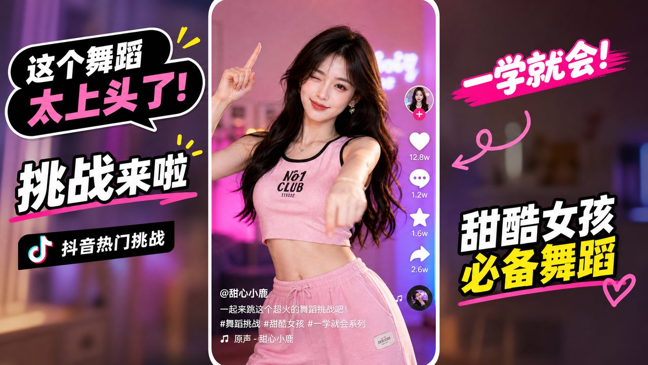 蘑菇视频 TikTok短视频-舞蹈挑战